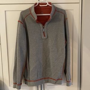 Tommy Bahama Reversible Quarter Zip Sweater